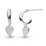 Kit Heath |  Desire precious heart Topaz hoops