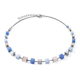 Coeur De Lion | GeoCUBE Necklace in Blues