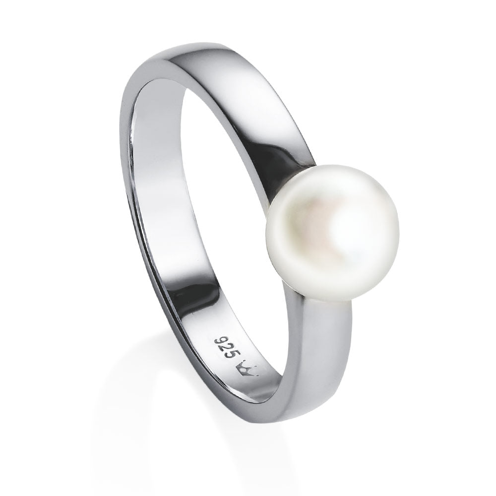 Jersey Pearl |  Viva Silver Pearl Ring