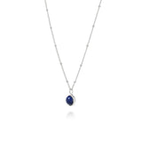Daisy London |  Lapis Healing Stone Sterling Silver Necklace