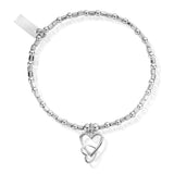 ChloBo |  Mini Cube Interlocking Hearts Bracelet