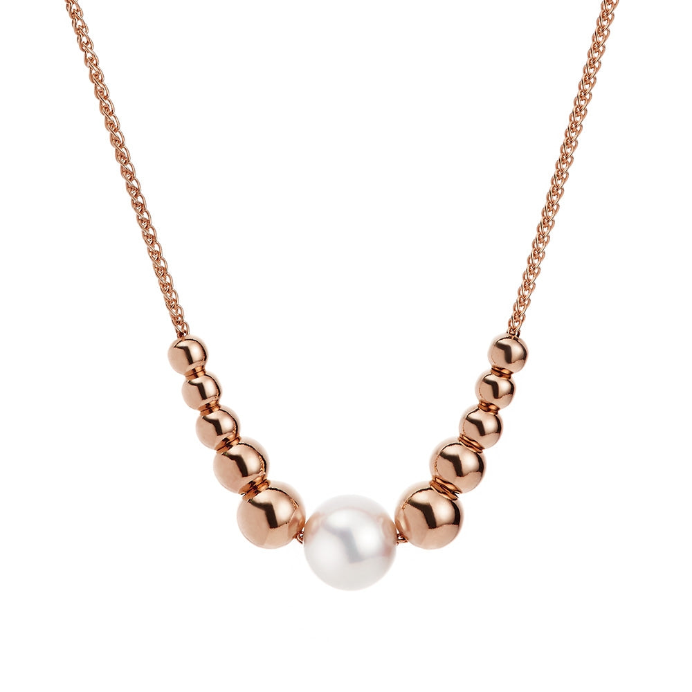 Jersey Pearl |  Jersey Pearl Coast Rose gold necklace