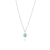Daisy London |  Amazonite Healing Stone Sterling Silver Necklace