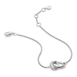 Kit Heath |  Bevel Cirque Cz Pave Link Bracelet