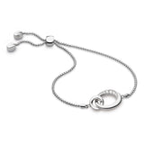 Kit Heath |  Bevel Cirque Cz Link Toggle Bracelet - Kit Heath