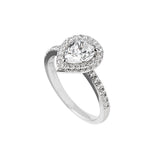Diamonfire |  Pear drop ring