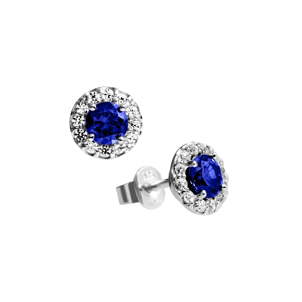 Diamonfire |  Royal Colours Sapphire Blue studs
