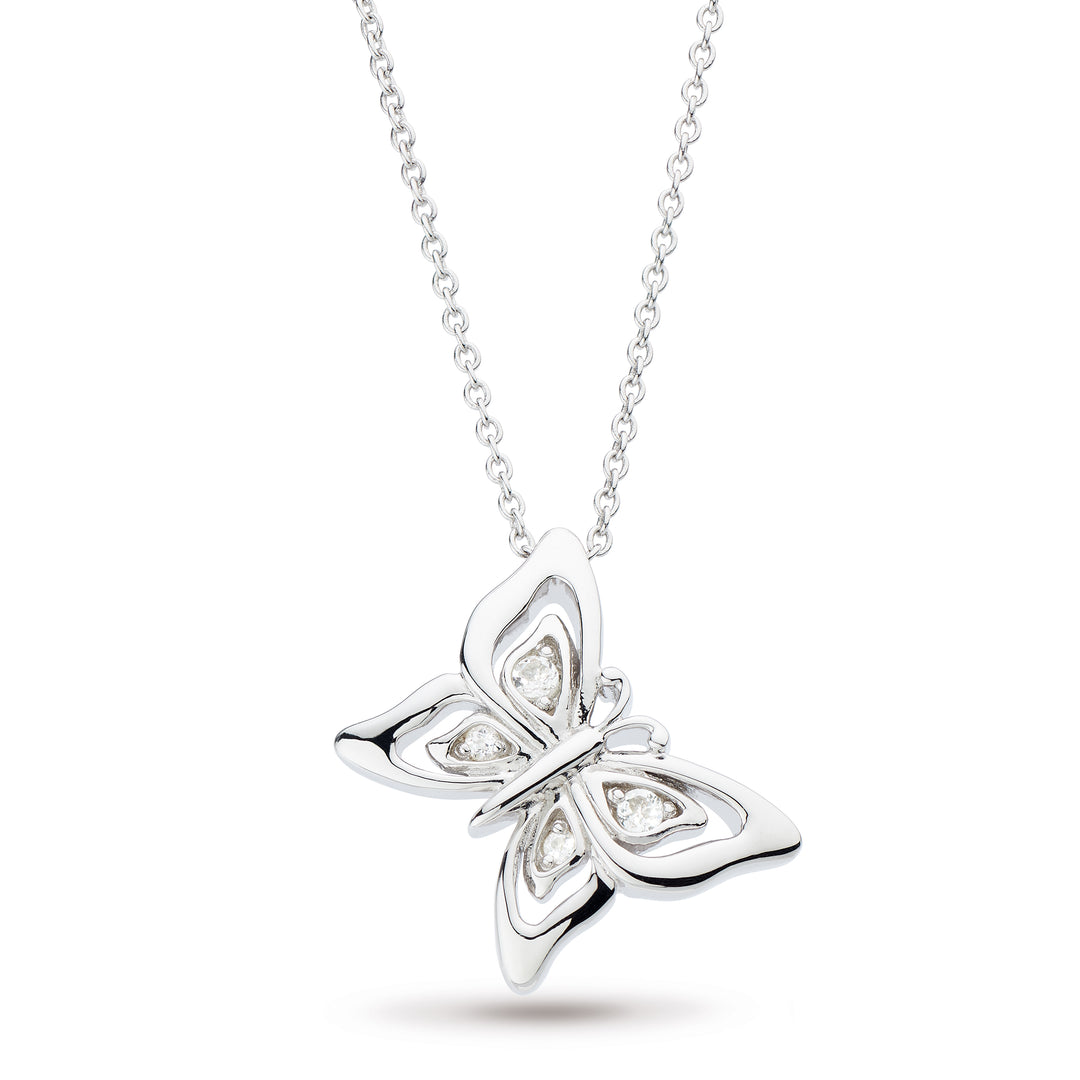 Kit Heath |  Blossom Flyte Butterfly Topaz Necklace 17"