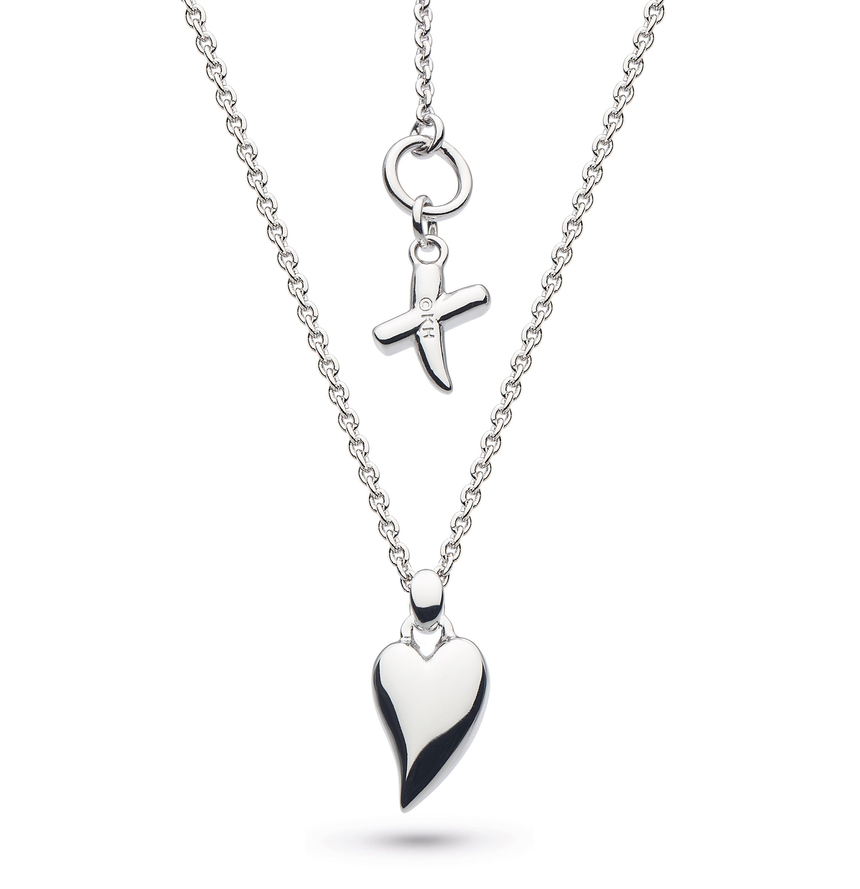 Kit Heath |  Desire Kiss Mini Heart Necklace 17"