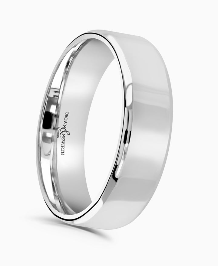 B&N Tilt 4mm Wedding Ring