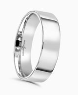 B&N Bacchus Wedding Ring 6mm - Platinum