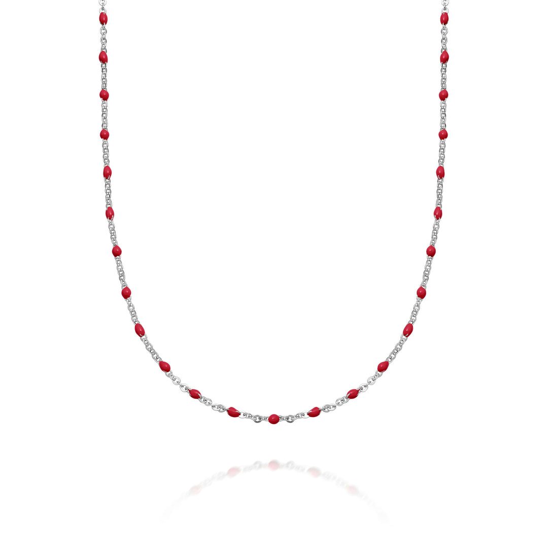 Daisy London |  Treasures Coral & Sterling Silver Necklace