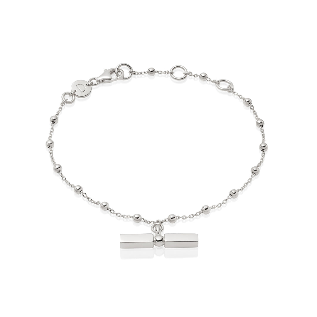 Daisy London |  Stacked Sterling Silver T Bar Bracelet