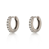 Scream Pretty |  Huggie Earrings with clear stones