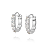 Daisy London |  Beloved Moonstone Huggie Earrings