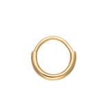 Scream Pretty |  Plain Daith Gold Plate Single Hoop Earring