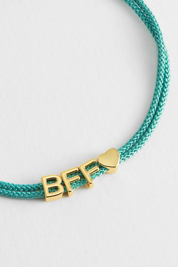Estella Bartlett |  BFF Heart Turquoise Bracelet