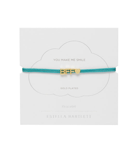 Estella Bartlett |  BFF Heart Turquoise Bracelet