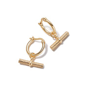 Daisy London |  ESTÉE LALONDE T BAR CHARM EARRINGS