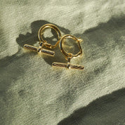 Daisy London |  ESTÉE LALONDE T BAR CHARM EARRINGS