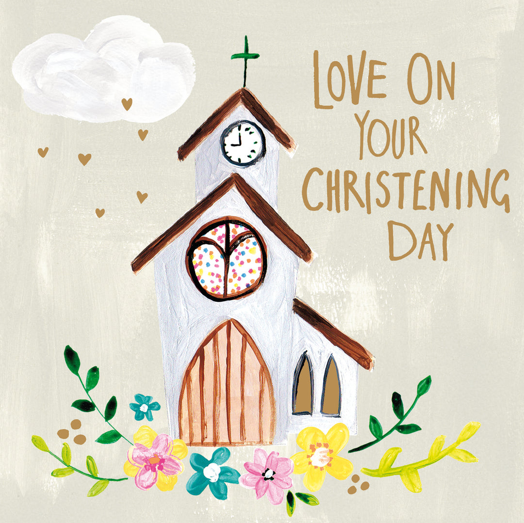 Christening Day Greetings Card - Paper Salad