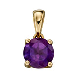 Penmans |  February Birthstone - Amethyst & Gold