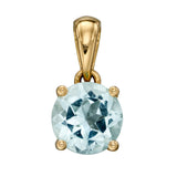 Penmans |  March Birthstone - Aquamarine & Gold