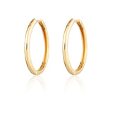 Scream Pretty |  Perfect Hoop Sterling Gold plated Earrings