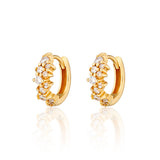 Scream Pretty |  Stardust Gold Plate Huggie Earrings