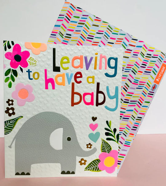 Leaving to Have a Baby Greetings Card - Paper Salad