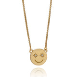 Rachel Jackson |  Mini Rainbow Happy Face Necklace