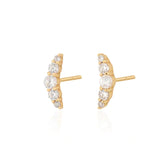 Scream Pretty |  Hannah Martin Gold Plate Sparkling Helix Stud