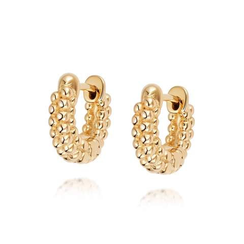 Daisy London |  Dolly 18ct Gold Plate Huggie Hoops