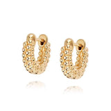 Daisy London |  Dolly 18ct Gold Plate Huggie Hoops