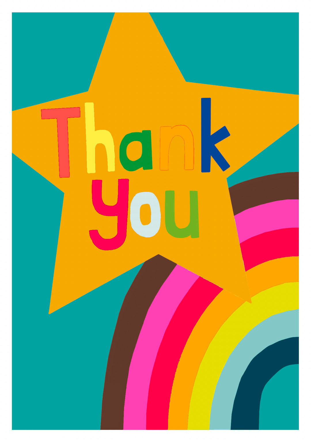 Thank you Greetings Card  - Paper Salad