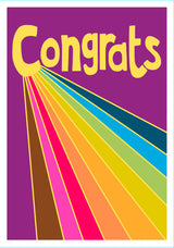 Congrats Greetings Card  - Paper Salad