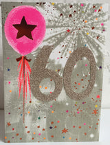 60th Greetings Card - Paper Salad