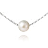 Single Pearl Necklace - Jersey Pearl