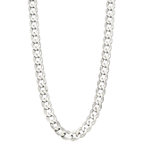 Fred Bennett | Sterling Silver Diamond Cut Curb Necklace