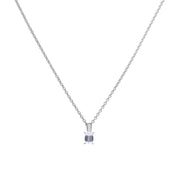 Diamonfire |  Emerald Cut Zirconia Pendant