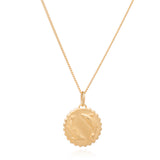 Rachel Jackson |  Zodiac Art - Pisces - 22ct Gold Plate Necklace