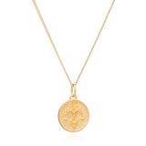 Rachel Jackson |  Zodiac Art - Libra - 22ct Gold Plate Necklace