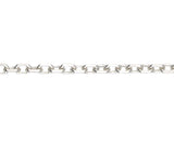 Penmans |  16" Sterling Silver Angle Filled Trace Chain