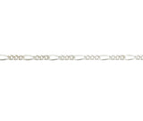 Penmans |  18" Sterling Silver Filed Figaro Chain