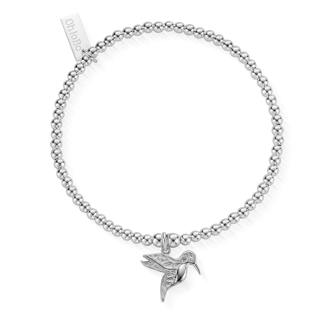 ChloBo |  Cute Charm Hummingbird Sterling Silver Bracelet