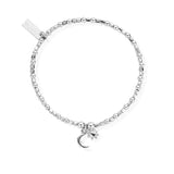 ChloBo |  Mini Cube Moon & Sun Sterling Silver Bracelet