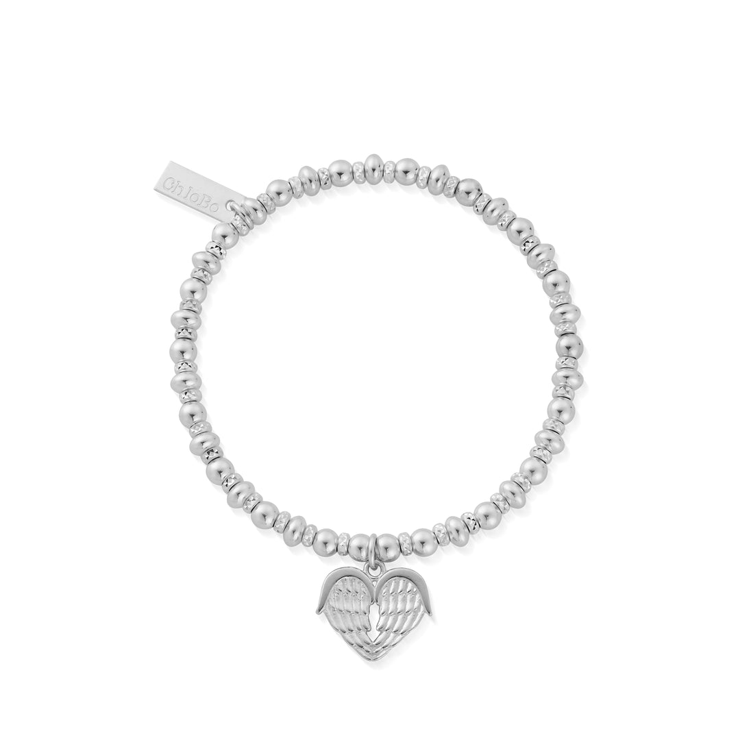 ChloBo |  Didi Sparkle Heavenly heart Sterling Silver Bracelet