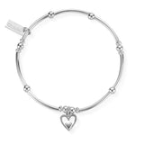 ChloBo |  Mini noodle Ball Heart in Heart Bracelet