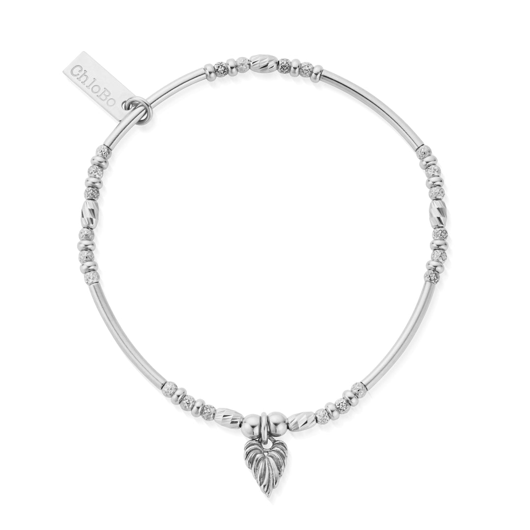ChloBo |  Leaf Heart Sparkle Bracelet