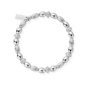 ChloBo |  Mini Oval Disc Sterling Silver Bracelet